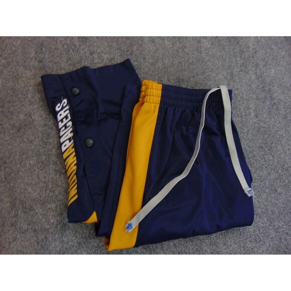 Indiana Pacers Pants Mens 30x30 Blue Yellow Warm Up Tearaway Snap NBA Basketball - Picture 1 of 10